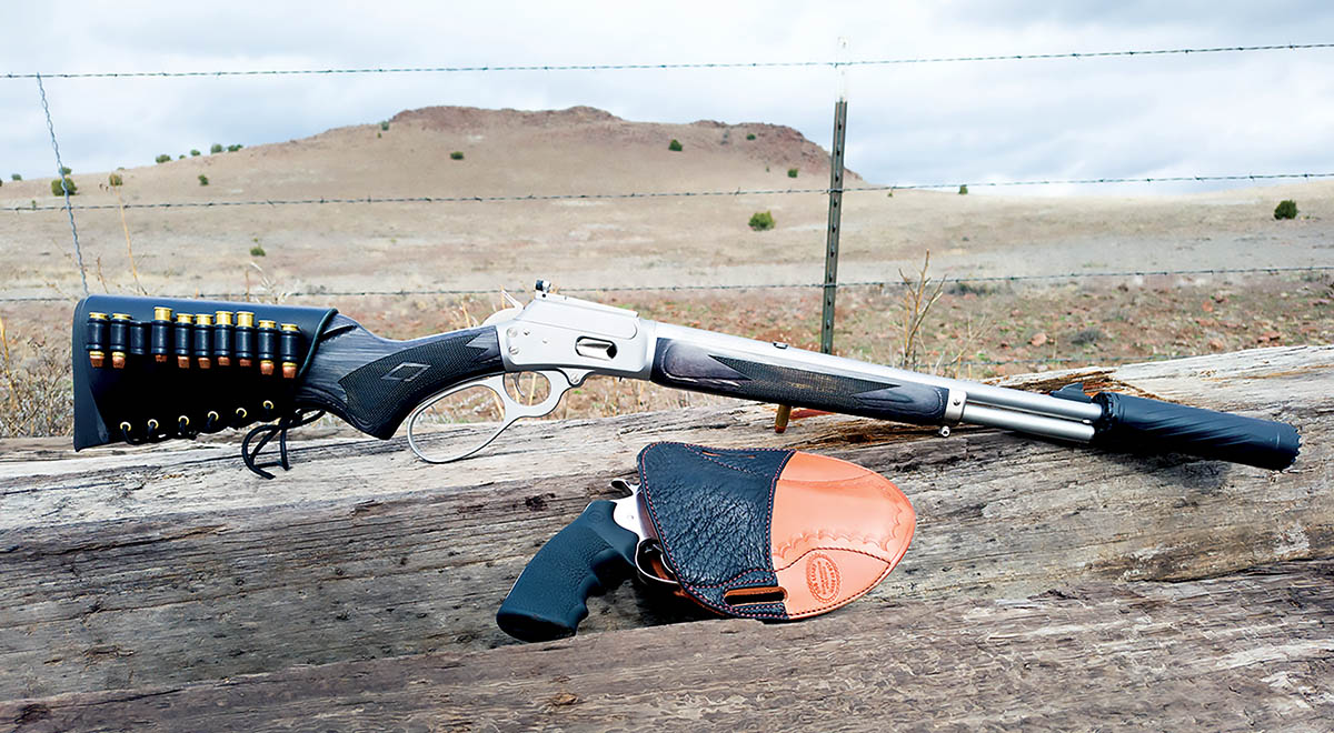 While out working, or checking fence, these two firearms make welcome companions for a day’s work. Even when out in cold and wet weather, they have proven to be reliable, which is not  always the case with some firearms of the  semiautomatic variety.
